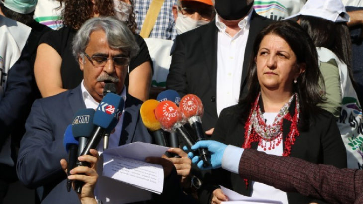 HDP, Hakkari ve Edirne'den başlattığı yürüyüşü Ankara'da açıklanan deklerasyonla sonlandırdı