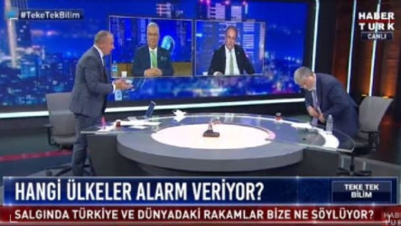 VİDEO | Habertürk TV'de ortalık karıştı: 'Halkı böyle kandırıyorsunuz', 'geri zekalılar'...