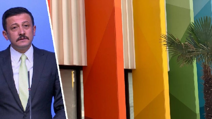 Bu kez kolonlara taktı: 'O renkleri oradan kaldırın'