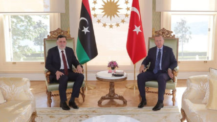 Erdoğan, Libya Ulusal Mutabakat Hükümeti Başkanı Serrac ile görüştü