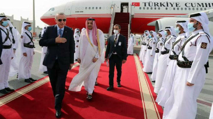 Erdoğan Katar'da