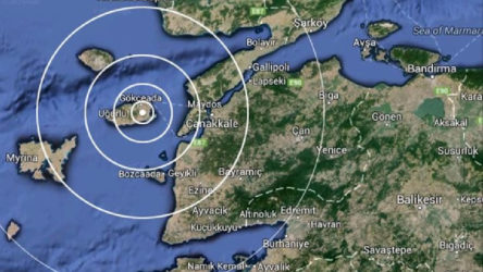 Gökçeada merkezli 4.2 büyüklüğünde deprem