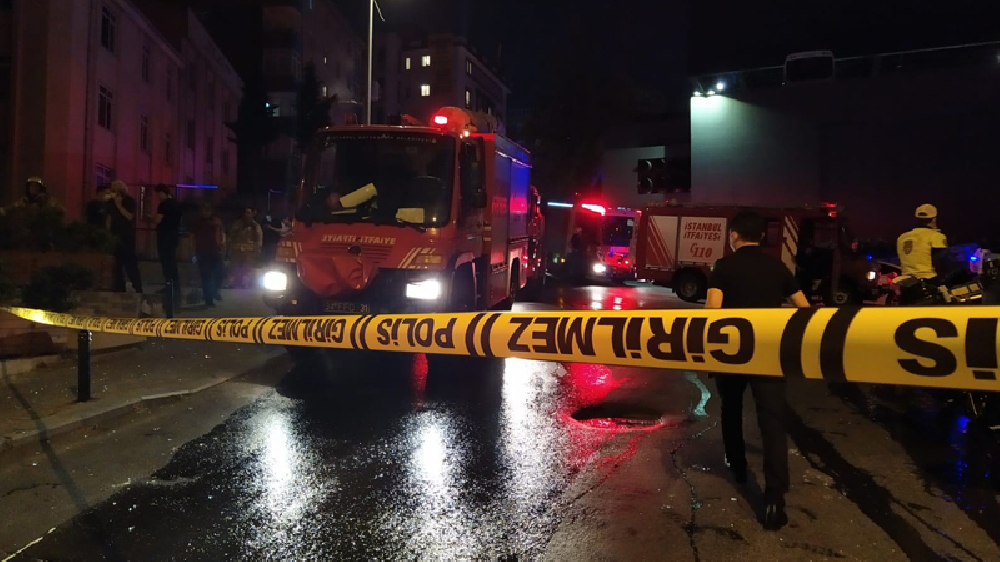 Mecidiyeköy’de atölyede patlama