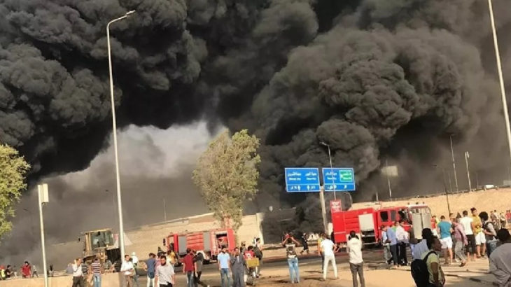 Mısır'da petrol boru hattında yangın