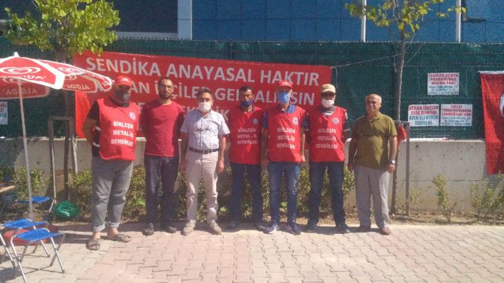 Özer Elektrik işçilerine Sınıf Tavrı'ndan destek ziyareti