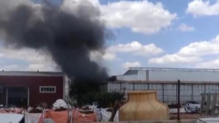 Kırşehir'de fabrikada yangın çıktı: 2 işçi yaralı