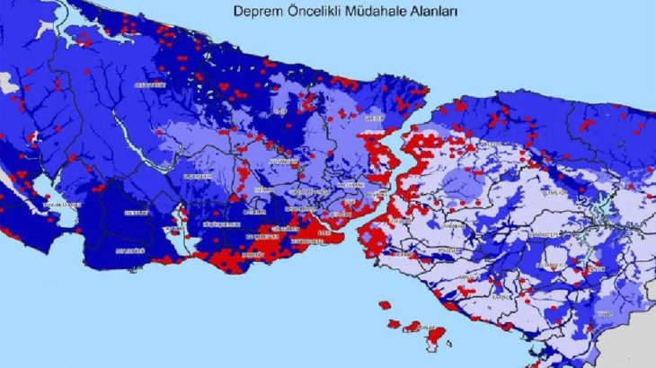 İstanbul'da Avrupa yakasının deprem riski Asya'dan fazla