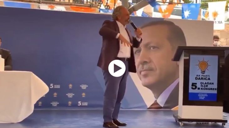VİDEO | AKP'li Ahmet Hamdi Çamlı meyhaneyle parti kongresini karıştırdı: Dediğini kimse anlamadı