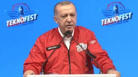 Erdoğan'dan Teknofest'te 'İHA' açıklaması