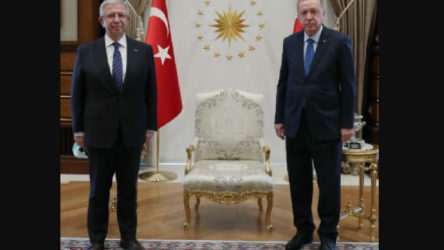 Erdoğan, Mansur Yavaş'la görüştü