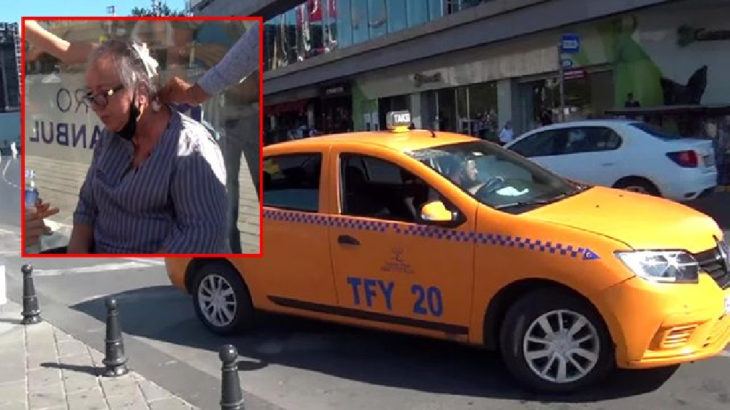 Taksici, yaralı kadını aracına almadı