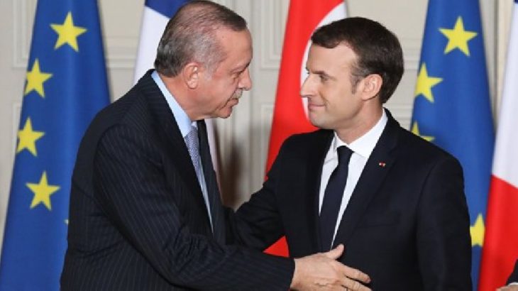Erdoğan ile Macron video konferans görüşmesi gerçekleştirdi