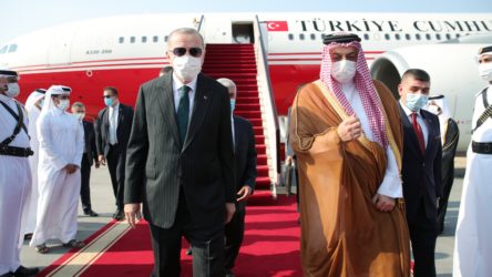 Erdoğan Katar basınına konuştu