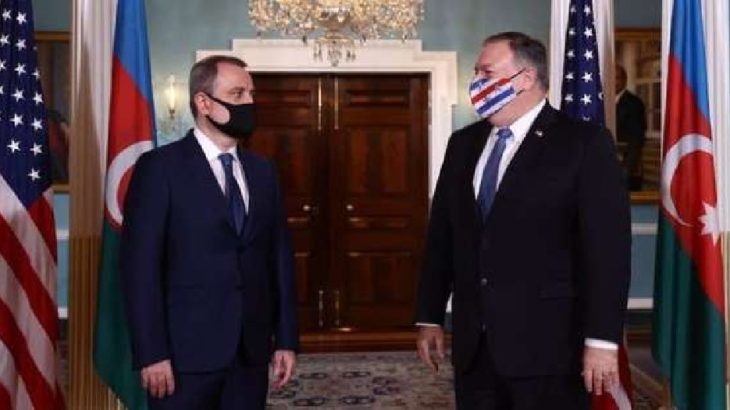 ABD Dışişleri Bakanı Pompeo, Azerbaycanlı mevkidaşı Bayramov ile görüştü