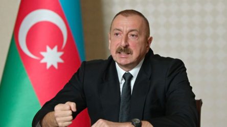 Aliyev: Ateşkes isteyenler silah yardımı yapıyor