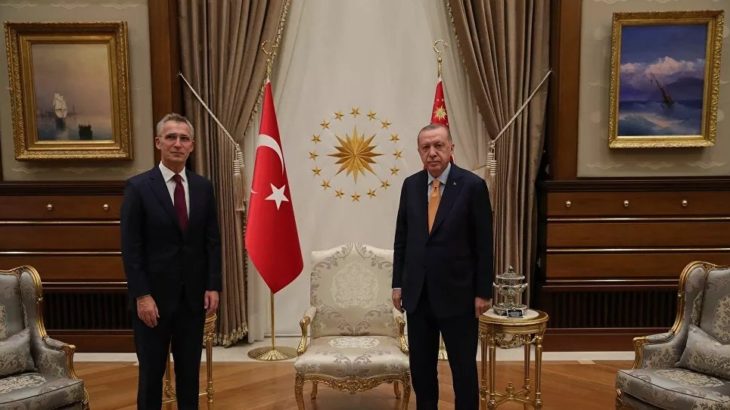 Erdoğan ve NATO Genel Sekreteri Stoltenberg ile görüştü