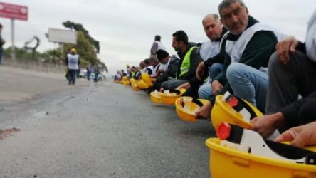 Ankara'ya yürüyen maden işçilerine gözaltı!
