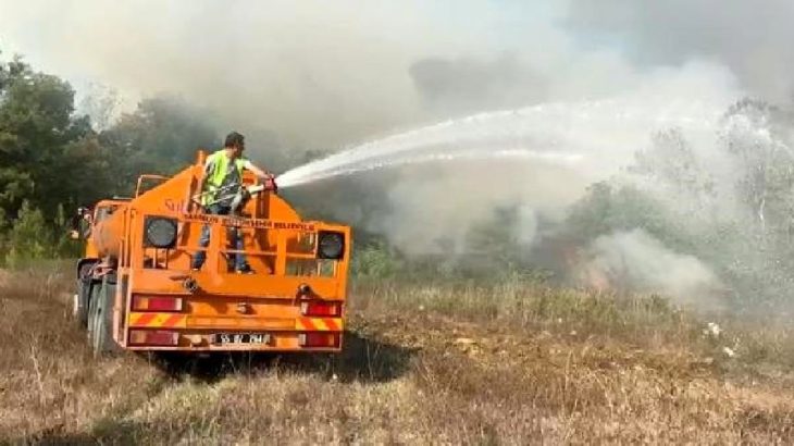 Samsun'da orman yangını