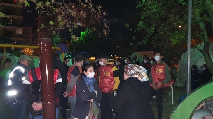 TKH'den İzmir'de depremzedelere ziyaret