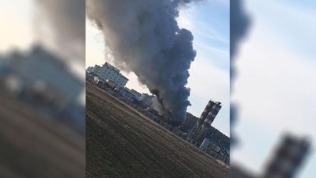 Burdur'da cezaevi inşaatında işçilerin kaldığı konteynerde yangın çıktı