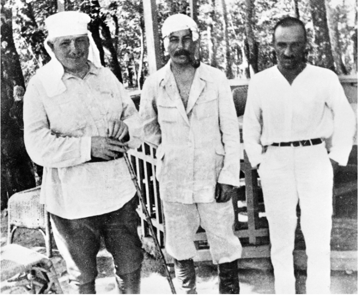 Stalin ve A.I. Mikoyan.
