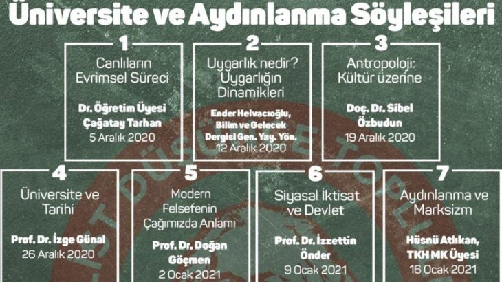 Üniversite ve Aydınlanma Söyleşileri’nin üçüncü oturumunda yüzlerce üniversiteli buluştu!