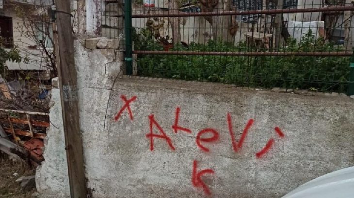PSAKD'den evlerin duvarlarına 'alevi' yazılarak çarpı konulmasına tepki