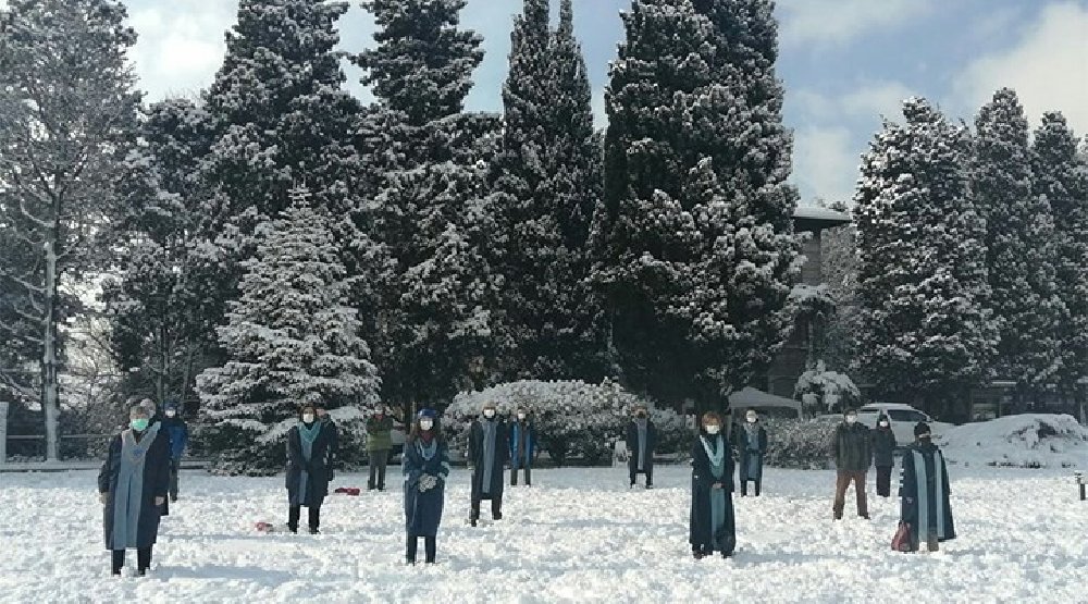 Boğaziçi'nde akademisyenlerin 'kayyum rektör' protestosu devam ediyor