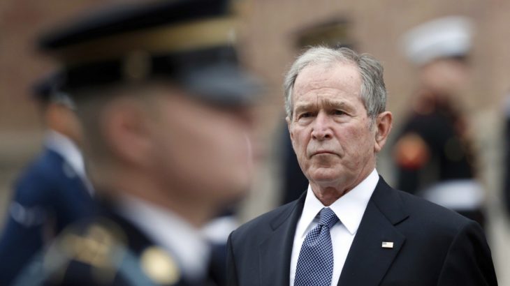 Eski ABD Başkanı Bush'tan Kongre Binası'nın basılmasına ilişkin açıklama