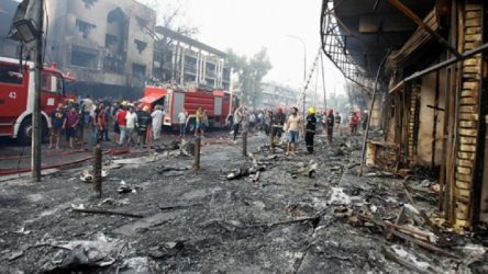 Bağdat'ta pazar yerine düzenlenen saldırıyı IŞİD üstlendi