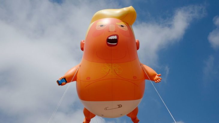 'Bebek Trump' balonu Londra Müzesi'nde sergilenecek
