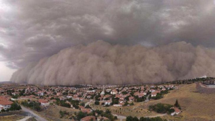 Meteoroloji'den İç Anadolu için toz fırtınası uyarısı
