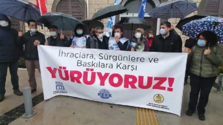 BTS ve Haber-Sen üyeleri Ankara'ya yürüyor
