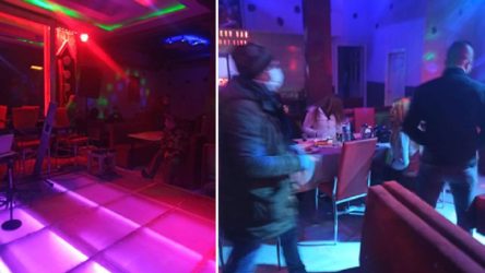 Konya'da ruhsatsız eğlence merkezine polis baskını
