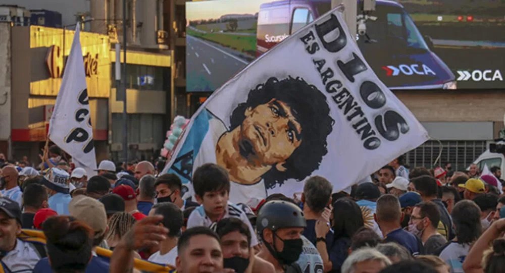 Arjantin’de Maradona eylemi
