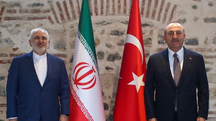 Çavuşoğlu ile İran Dışişleri Bakanı Zarif bir araya geldi