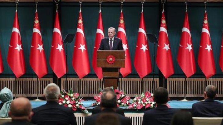 Kabine toplantısı bitti: Erdoğan konuşuyor