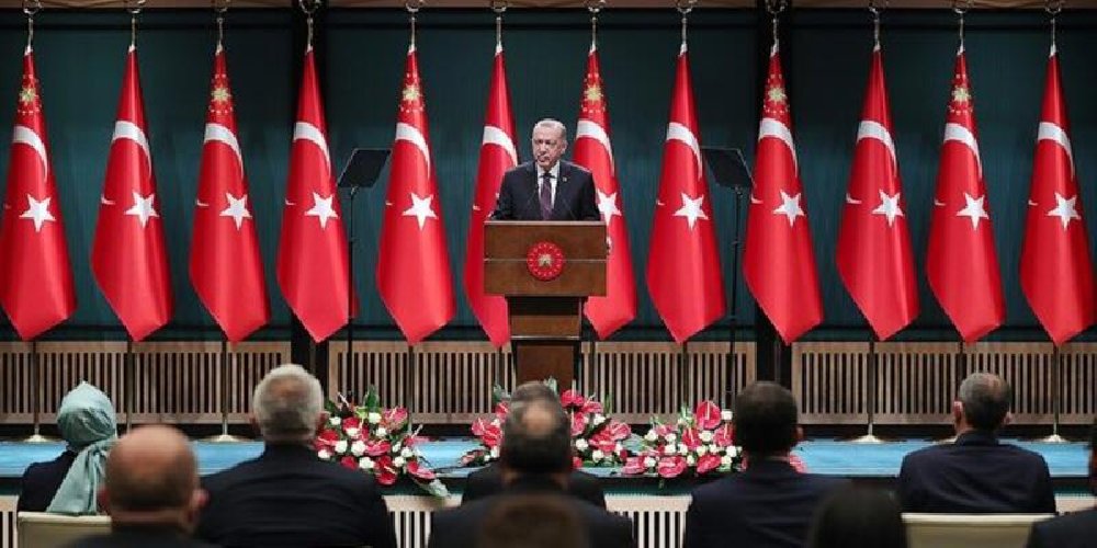 Kabine toplantısı bitti: Erdoğan konuşuyor