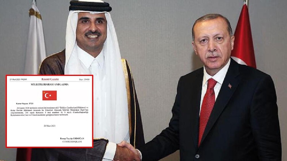 Erdoğan imzaladı: Katar’la ‘su yönetimi’ anlaşması yürürlükte!