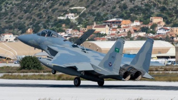 Suudi Arabistan'a ait savaş uçakları Yunanistan'la ortak tatbikat için Girit'te