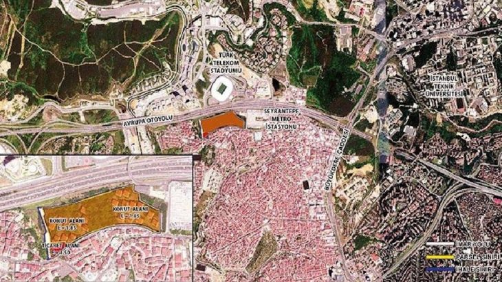 Galatasaray'ın stadına komşu arsa DAP Holding'in oldu
