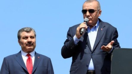 Erdoğan, Fahrettin Koca'yı yalanladı