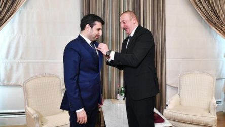 Aliyev'den Erdoğan'ın damadı Bayraktar'a SİHA madalyası