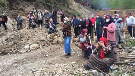 İkizdere'de talana karşı direnen köylülere Jandarma'dan müdahale