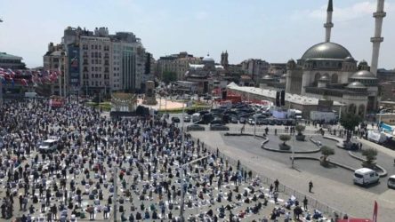 Taksim'de cami açılışı serbest, Gezi anması yasak!