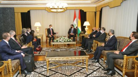 Barzani, Erbil'de ABD'li üst düzey heyetle görüştü