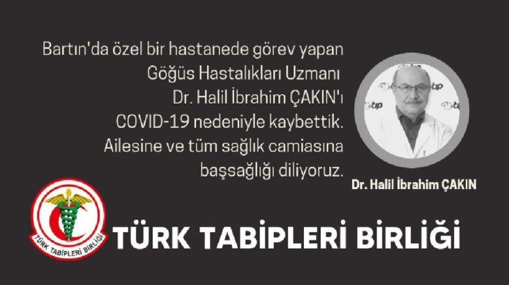 Bir sağlık emekçisi daha COVİD-19 nedeniyle hayatını kaybetti