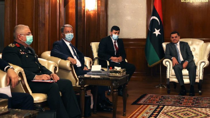 Hulusi Akar, Libya Başbakanı ile görüştü