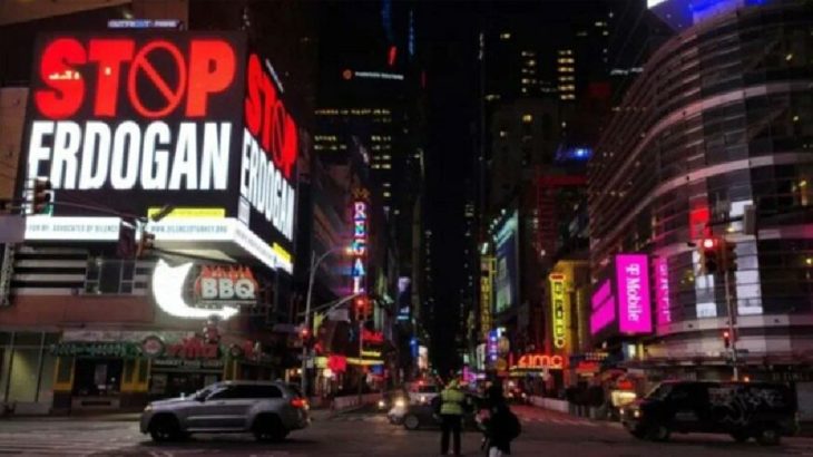 ABD'deki 'Stop Erdoğan' ilanlarına ilişkin fezleke