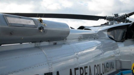 Kolombiya Devlet Başkanı Ivan Duque'nin içinde bulunduğu helikoptere ateş açıldı